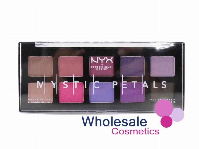 9 x NYX Professional Makeup Mystic Petals Shadow Palette - MIDNIGHT ORCHID